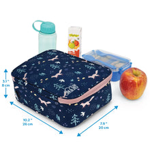 Load image into Gallery viewer, Kids Lunch Bag | Navy Forest