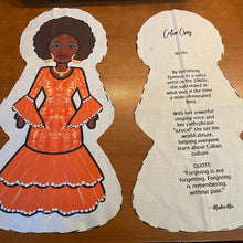 Load image into Gallery viewer, Celia Cruz DIY Doll Fabric