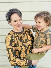 Load image into Gallery viewer, Cheetah Allover Print Sweatshirt (kids & baby)