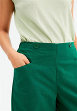 Load image into Gallery viewer, High-Waisted Wide-Leg Trousers - Green
