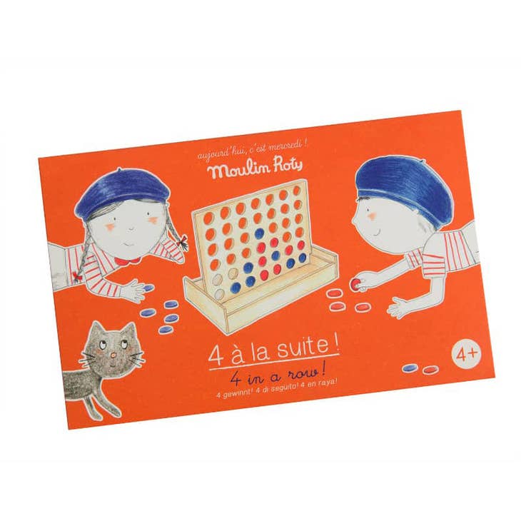 “4 in a Row” Wooden Board Game – Bella Vita