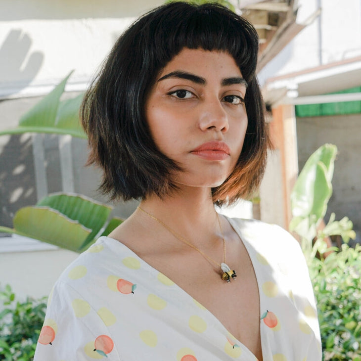 Tiny Bee Necklace