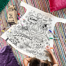 Load image into Gallery viewer, Superhero Color-In Cape