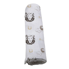 Load image into Gallery viewer, Hear Me Roar Lion Swaddle
