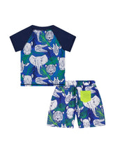 Load image into Gallery viewer, Rashguard Swim Set - Green Animals