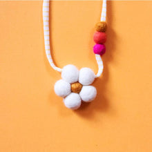 Load image into Gallery viewer, Flower Power Wool Necklace (two colors)