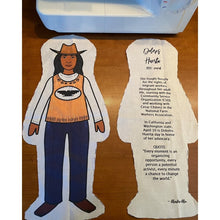 Load image into Gallery viewer, Dolores Huerta DIY Doll Fabric