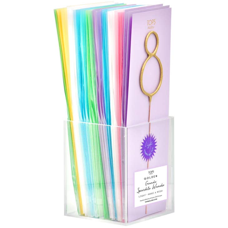 Sparkler Number Candle