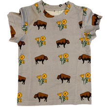 Load image into Gallery viewer, Buffalo With Poppies Tee