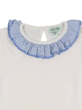 Load image into Gallery viewer, Ruffle Collar Tee - White