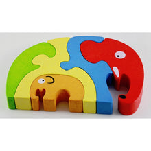 Load image into Gallery viewer, Elephant Family Puzzle