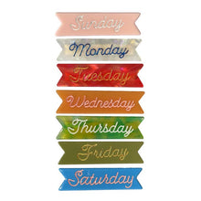 Load image into Gallery viewer, Days of the Week Hair Clips