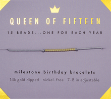 Load image into Gallery viewer, Birthday Celebration Bracelet (Ages 13, 15, 16, 18)