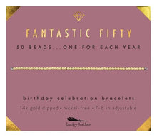 Load image into Gallery viewer, Birthday Celebration Bracelet (Ages 21, 30, 40, 50)