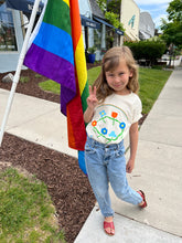 Load image into Gallery viewer, 6 Dancing Flowers, Ty Davis X Mochi Kids Tee