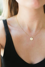 Load image into Gallery viewer, Letter Disc Necklace
