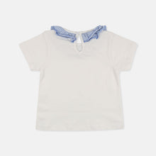 Load image into Gallery viewer, Ruffle Collar Tee - White