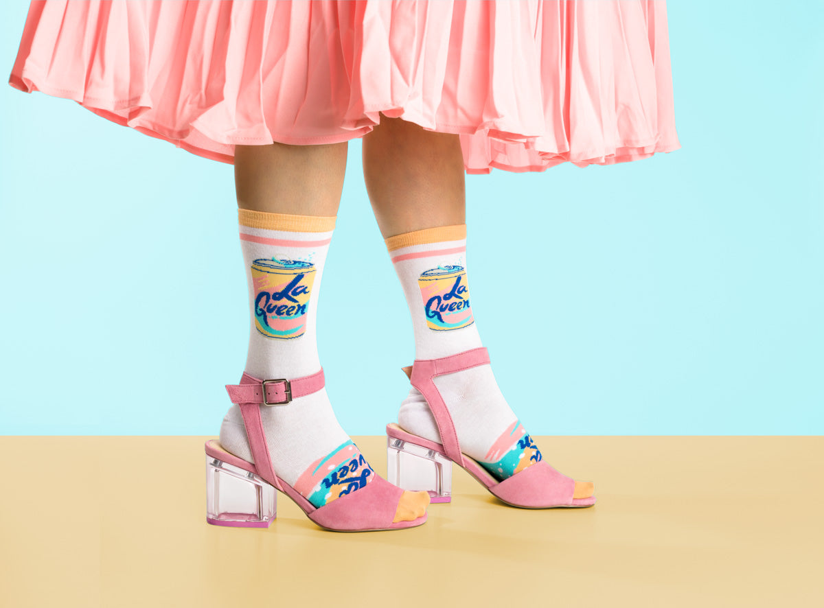 La Queen Crew Socks - Women's