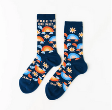 Load image into Gallery viewer, Free To Be Me Crew Socks - Women's