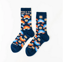 Load image into Gallery viewer, Free To Be Me Crew Socks - Women&#39;s
