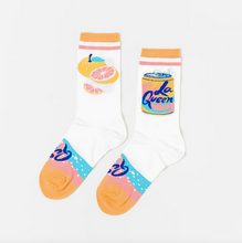 Load image into Gallery viewer, La Queen Crew Socks - Women's