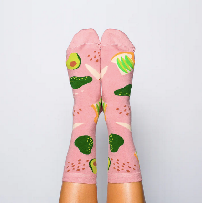 Avocado Toast Crew Socks - Women's