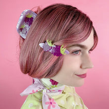 Load image into Gallery viewer, RASPBERRY MEDLEY - Hair Barrette