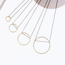 Load image into Gallery viewer, Circle Horizon Necklace - Four Sizes