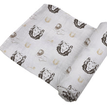 Load image into Gallery viewer, Hear Me Roar Lion Swaddle