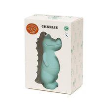 Load image into Gallery viewer, 100% Natural Rubber Toy Charlie the Crocodile