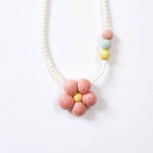 Load image into Gallery viewer, Flower Power Wool Necklace (two colors)