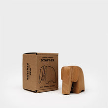 Load image into Gallery viewer, Wooden Elephant Stapler (two sizes)
