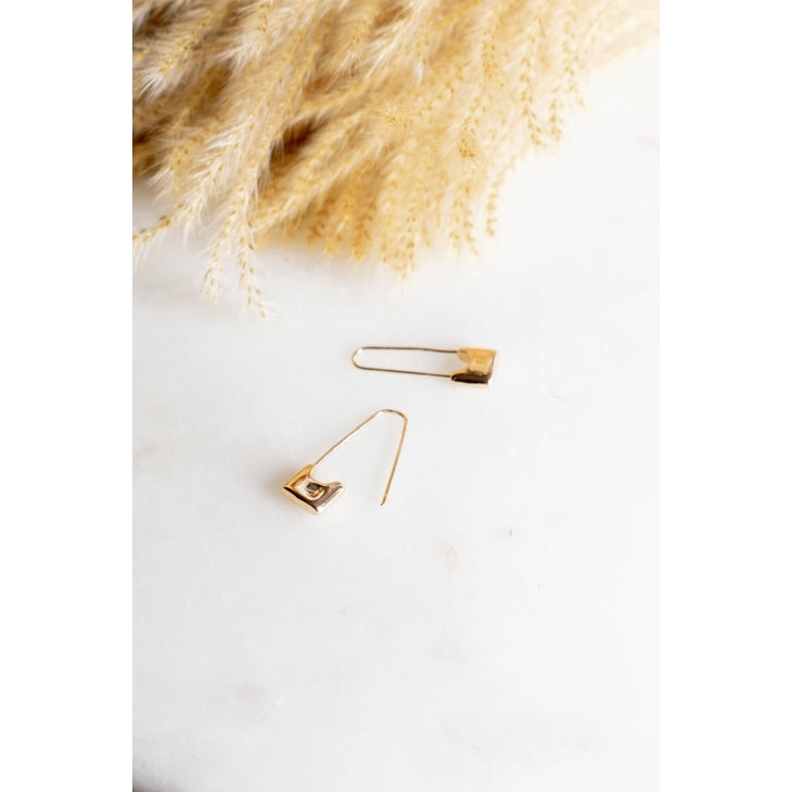 Sid Safety Pins - Gold Plated