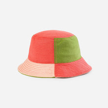 Load image into Gallery viewer, Colorblock Bucket Hat - Melon Blush
