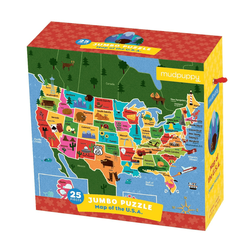 Map of the U.S.A. Jumbo Puzzle