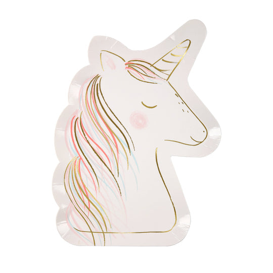 Magical Unicorn Plates (x8)