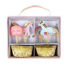 Load image into Gallery viewer, I Believe In Unicorns Cupcake Kit