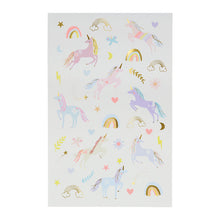 Load image into Gallery viewer, Unicorn Tattoo Sheets (x 2 sheets)
