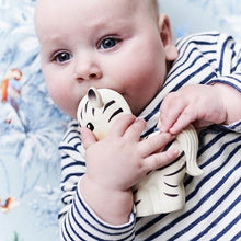 Load image into Gallery viewer, 100% Natural Rubber Toy Zippy the Zebra