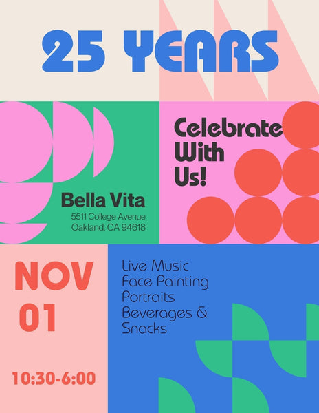Bella Vita's 25th Anniversary Celebration