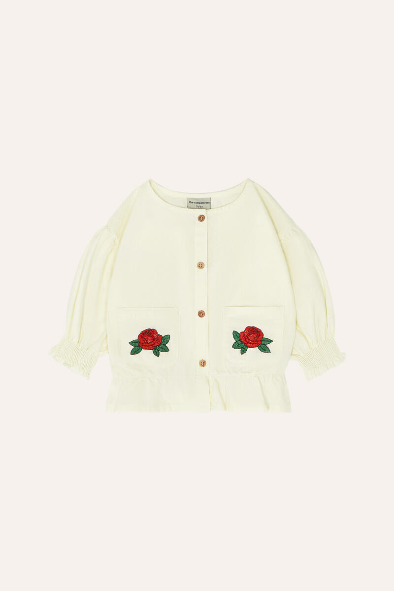 Flower Embroidery Top