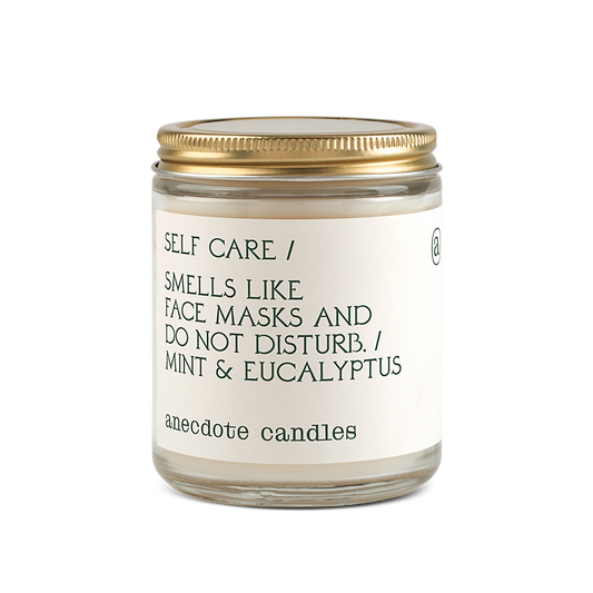 Self Care (Mint & Eucalyptus) Glass Jar Candle