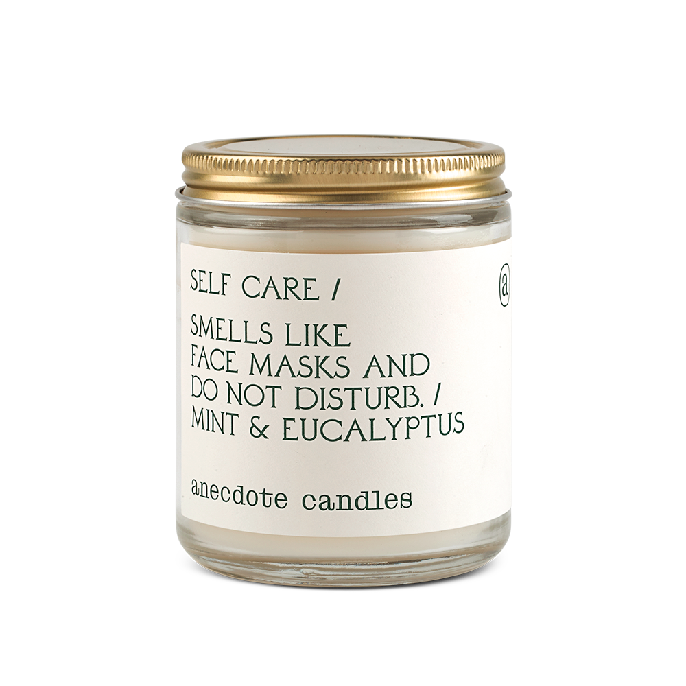 Self Care (Mint & Eucalyptus) Glass Jar Candle