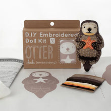 Load image into Gallery viewer, Otter - Embroidery Kit
