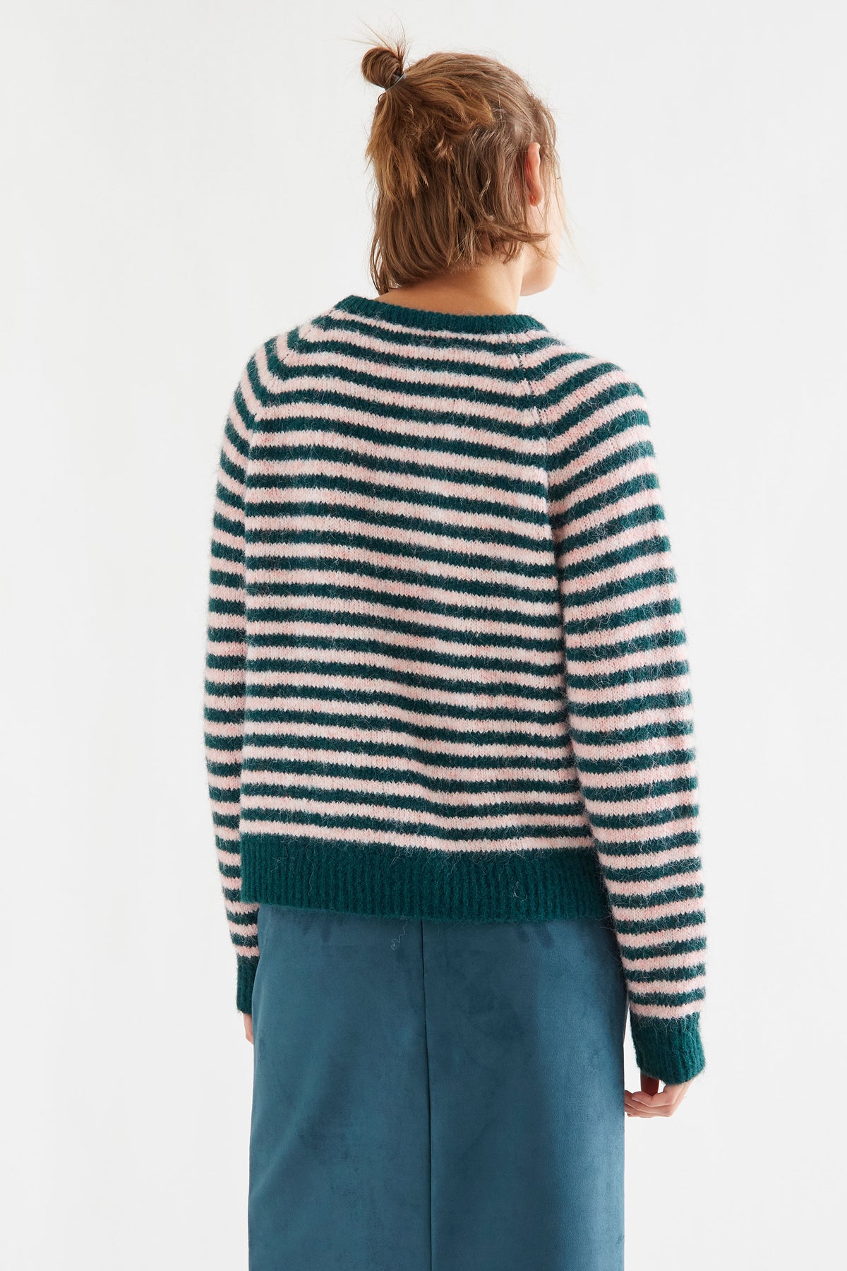 Stripe Sweater - Pink/Teal