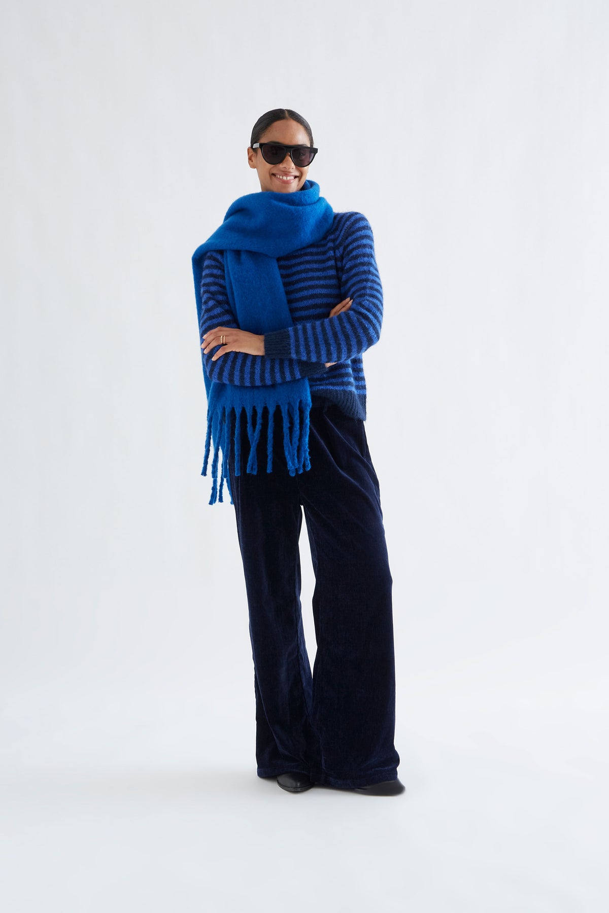 Stripe Sweater - Blue/Navy