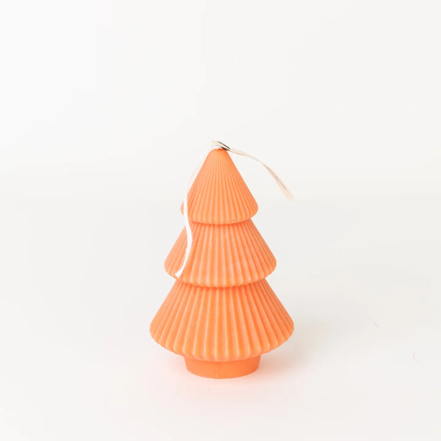Ribbed Xmas Tree Candle - Several Colors