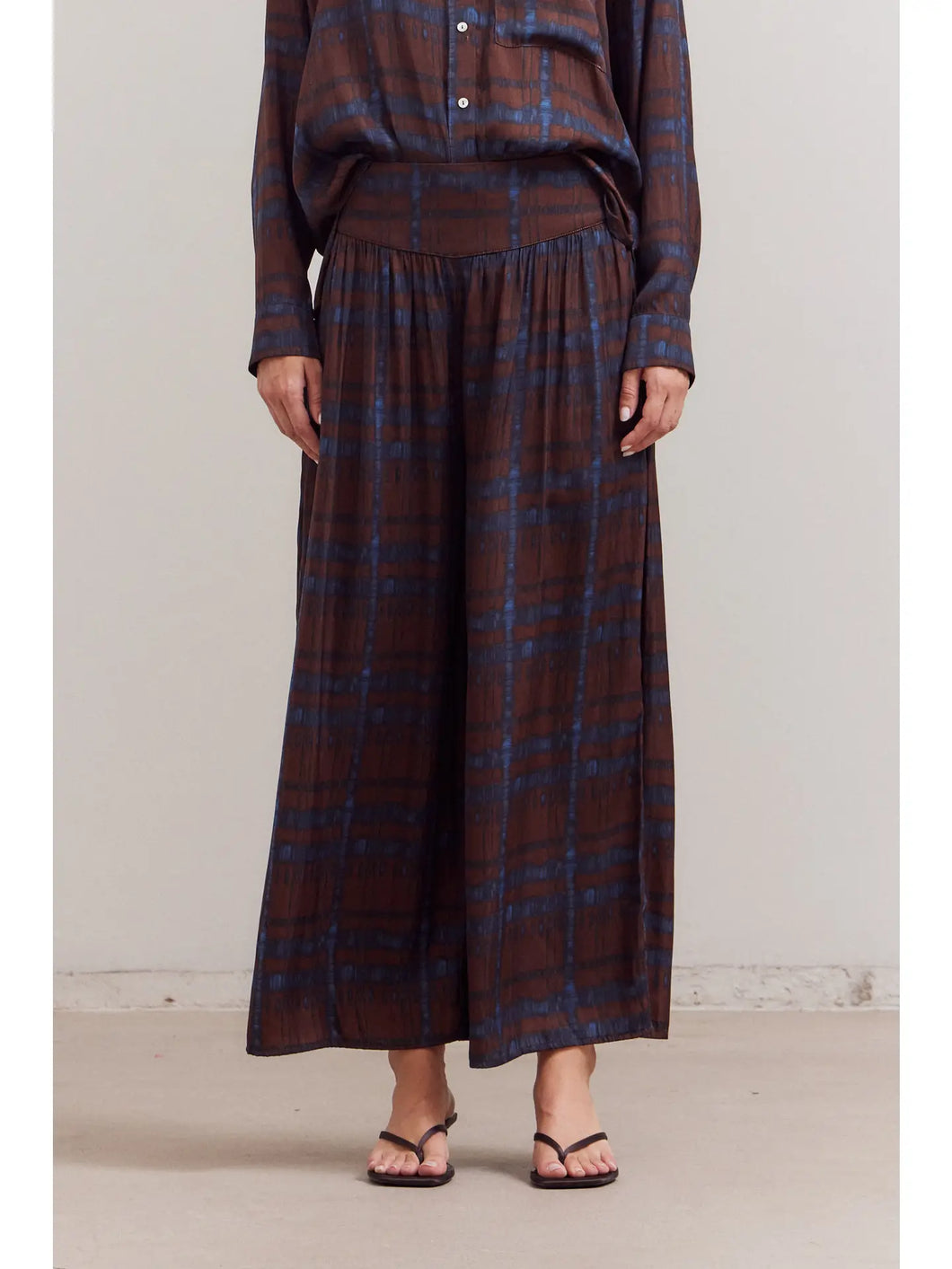 Wide Print Pants