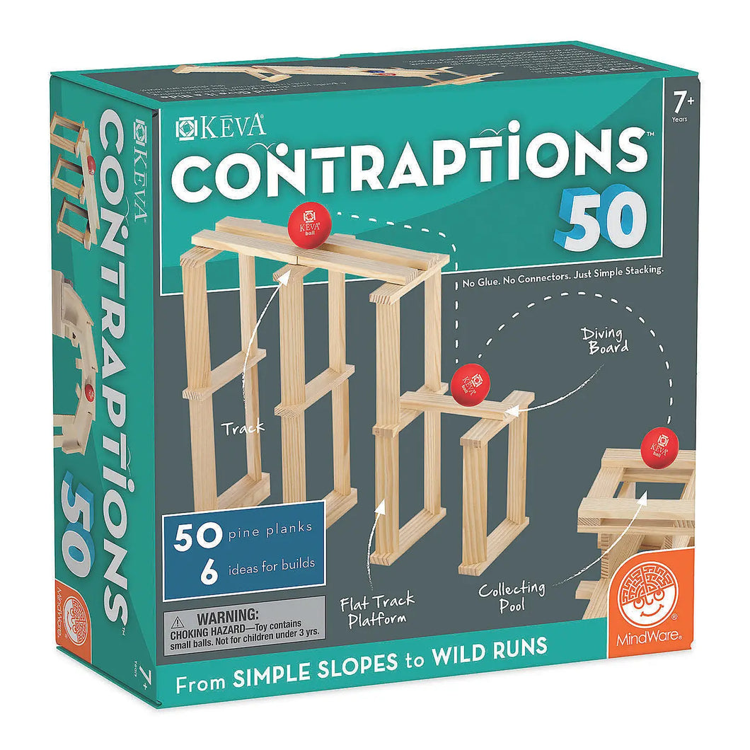 Keva: Contraptions 50 Piece Set