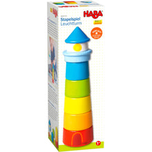 Load image into Gallery viewer, Wooden Rainbow Lighthouse
